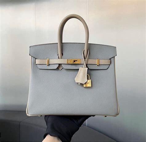 Hermes Birkin Gris Mouette .